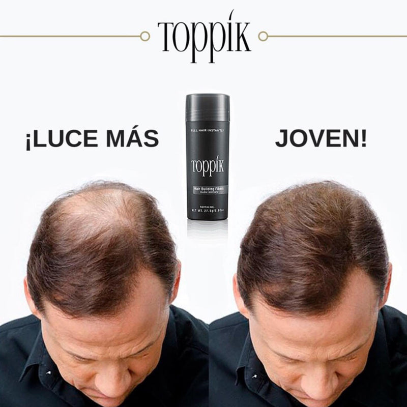 "TOPPIK" - FULL HAIR - Fibra Capilar INSTANTANEA