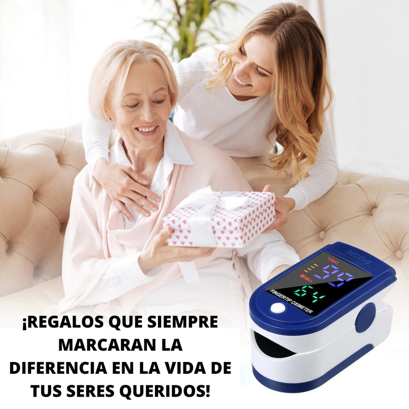 ¡Administra en todo momento tu salud con este oxímetro digital ideal para llevarlo contigo a donde quieras!