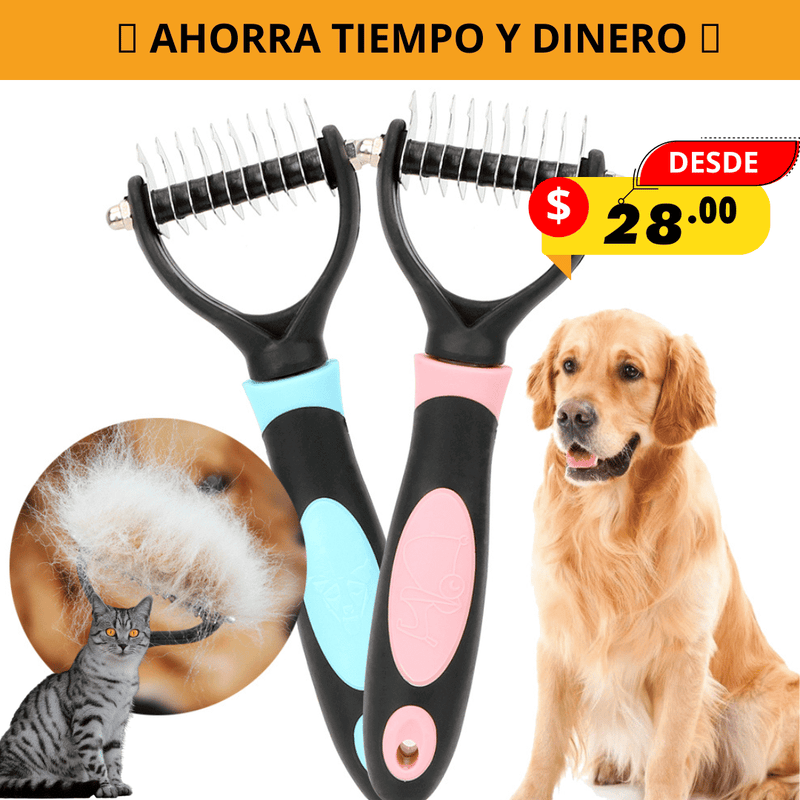 CEPILLO REMOVEDOR DE PELOS PARA MASCOTAS